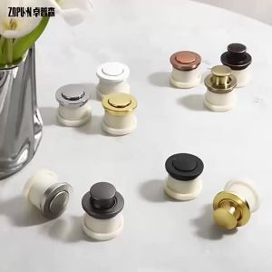 [SG Seller]Invisible Recessed Rotating Pull Knob Zinc Alloy Flush‑Mount Handle for Tatami Bed Drawer Cabinet Furniture