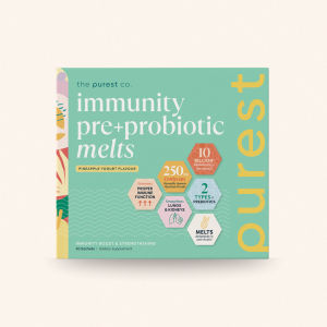 [NEW] Purest Co Immunity Pre+Probiotic Melts - Respiratory and Immune Health
