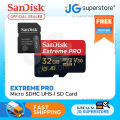 Sandisk Extreme Pro Micro SD Card 32GB UHS-I SDHC Class 10, 100mb/s and 667x Read and Write Speed, A1 with Adapter | Model - SDSQXCG-032G-GN6MA | JG Superstore. 