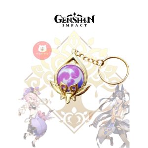 Gantungan Kunci Genshin Impact Vision Sumeru Keychain Glow in The Dark Dendro Anemo Pyro Electro