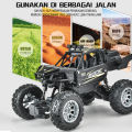 Mainan Mobil Remote Control dengan Lampu RC Off-Road Climbing Car RC Rock Crawler Bahan Alloy 2WD Powerful. 