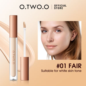 O.TWO.O Full Coverage Liquid Concealer Tahan Lama Powerstay Natural 4 Colors