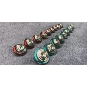 [CHUYÊN SỈ] Ốc Dù Salaya 6li1 Kèm Long Đền Kitaco & Titan Gr5 - Gắn Nón Bảo Hiểm