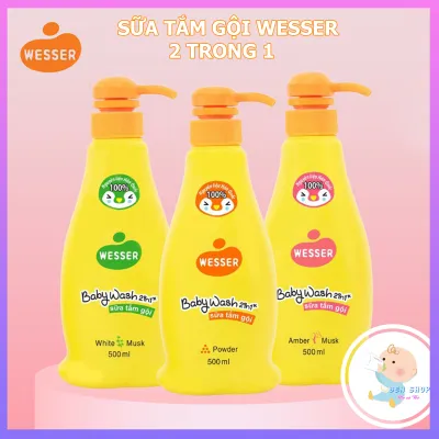 Sữa Tắm Gội Wesser 2 trong 1 cho bé yêu (chai 500ml)