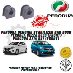 PERODUA BEZZA / AXIA / MYVI / MYVI D20N (FRONT) STABILIZER BUSH BRAND 100% ORIGINAL PERODUA GENUINE