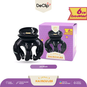 Jedai Haircules Declip Original Gigi 3 ukuran 6cm Warna Jet Black
