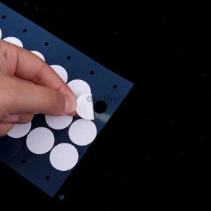 [COD] ourlove 48ชิ้น แผ่น20มม.แผ่นกรองกระดาษสติกเกอร์สำหรับใต้ขวดปากกว้างฝาปิดเห็ด