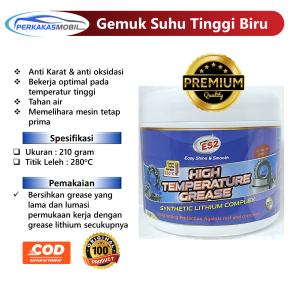 Stempet Tahan Panas High Temp ES2 Gemuk Pelumas Lithium Sintetik Kompleks Suhu Tinggi Biru 280℃ Minyak Pelumas Mesin Bantalan Bearing