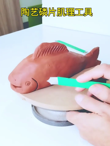 Đất sét làm gốm dụng Cụ Điêu Khắc vẩy cá kết cấu gốm dụng cụ Khắc Đất Sét dụng cụ điêu khắc gốm đất sét đồ tạo hình