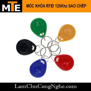 Thẻ sao chép Writeable - Thẻ RFID 125Khz dạng móc khóa dùng kiểm soát nhân viên thẻ thang máy ...