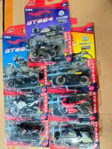 mainan motorcycle die cast metal 1:64 GT64/ motor miniatur sangat bagus