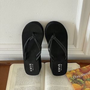 [Free Shipping] Summer Outdoor Wedge Heel Beach Sandals 2026 New Fashion Versatile Non-Slip Thick-Soled Flip-Flops For Women
