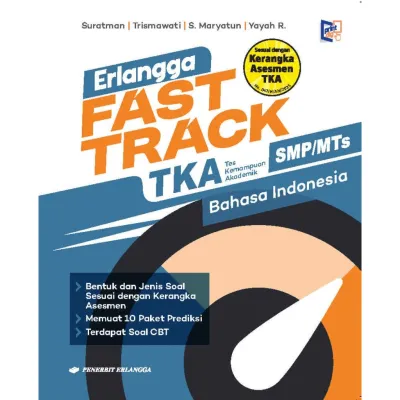 [Erlangga Official] Buku Erlangga Fast Track TKA Smp/Mts Matematika