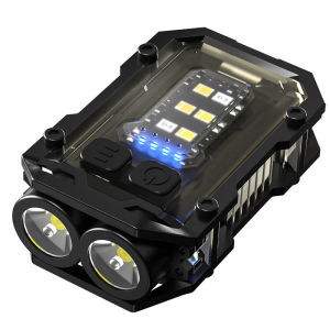 AE Double LED Keychain light multifunctional magnetic flashlight cob Side light outdoor work light high-brightness warning light