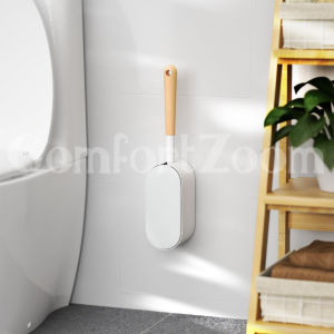 Toilet Bowl Brush and Holder / Toilet Brush Set with Ergonomic Design
