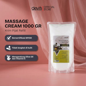 deviti Krim Pijat Refill 1 Kg Massage Cream Body care BPOM DEV-MASSAGE