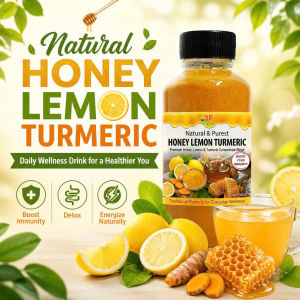 Honey Lemon Turmeric Drink | Immunity Booster Detox Tea | Natural Healthy Drink