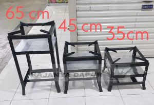 Jagrak kompor tinggi 35/45cm - meja kompor - meja siku - jagrak kompor cor - meja kompor depot