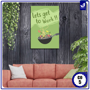 Decor Art - Hiasan Dinding Tempel Dapur Unik Quote Model Scandinavia - CO