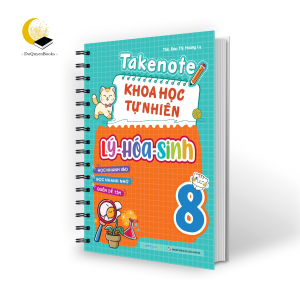 Sách Takenote Khoa học tự nhiên Lý - Hóa - Sinh Lớp 8 - MGB