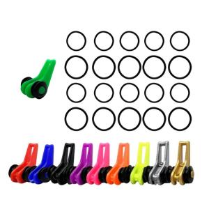 10 cái/bộ nhựa cần câu dụng cụ Giữ móc mồi nhử móc áo cho Giá giữ an toàn Đồ Câu Cá phụ kiện có thể điều chỉnh