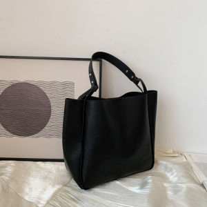 Pu Leather Women Shoulder Bag Handbag Sling Tote Beg Bucket Bag Tangan Wanita Girls Students Bag