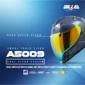 GILLE A5009 Phoenix Mono Color Revo Visor Full Face Dual Visor Motorcycle Helmet. 