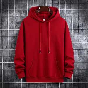 Hoodie Jumper Polos Bahan Fleece Pria Wanita M - XXL / Hoodie Casual Fleece Kekinian