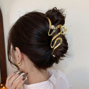 Tulip Temperament Adult Hair Clip Metal Female Shark Clip