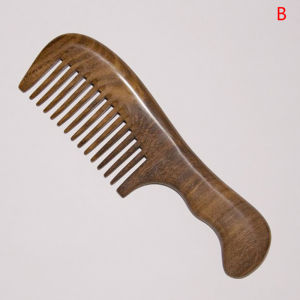 [Sirola] Natural Sandalwood Hair Combs Anti-Static Wooden Comb Massager Long Wide Tooth Detangle Sandalwood Comb Hair Care Household Gift