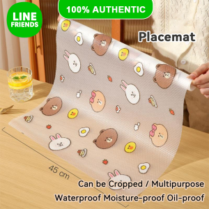 LINE FRIENDS Drawer Liner Mat 120cm Anti-slip Splash-proof Kitchen Shelf Roll LFB35