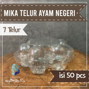 MIKA TELUR AYAM NEGERI ISI 7 / MIKA TRAY TELUR ISI 50 PCS / MIKA TELOR ISI 7 BUTIR