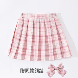 Sanrio Kuromi Melody Cinnamoroll เสื้อยืดและ JK ชุดเดรสเจ้าหญิงลายสก็อต2ชิ้นพร้อมโบว์ผูกชุดชุดงานปาร์ตี้คอสเพลย์เด็กผู้หญิง