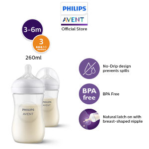 PHILIPS AVENT Natural Response Baby Bottle 260ml 2PK- SCY903/02