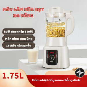 Máy Làm Sữa Hạt Đa Năng SEKA Công Suất 800W - 12 Chức Năng Nấu - Lưỡi Dao Thép 8 Lưỡi Bảo Hành 1 Năm