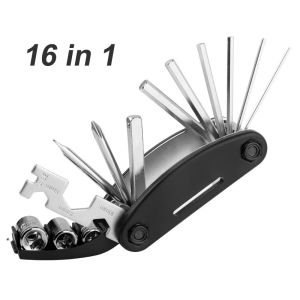 16 In 1 Bicycle Tools Bike and Motorcycle Repair Kit Multifunction Outdoor Sports CampingCyclingtool