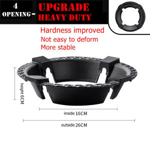SG【READY STOCK】 Gas Stove Energy Saver Windproof Stove Cover Iron Ring Gather Fire Ring 4 / 5 Opening Energy Saving Pot Holder