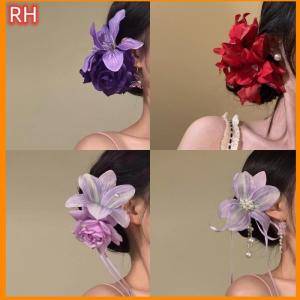 🔥🔥🔥ranghe 1PC Bohemian Vacation Style Flower Hair Clips Fashion Simulation Flower Hairpin For Women Girls Sweet Hair Accessories Gifts