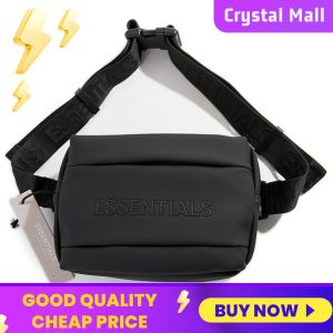 COD [Free Shipping] Mens PU Chest Bag Fashionable Outdoor Backpack for Travel and Adventure Lightweight and Practical for Hiking and Daily Activities