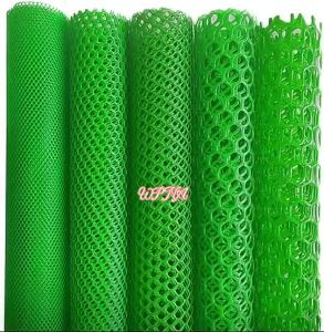 green plastic polyethylene screen net chicken fence