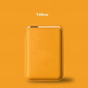 Ultra-Thin Magnetic Faux Leather Card Holder for iPhone 16 15 14 13 12 Pro Max Series Magnetic Card Holder Wallet for iPhone Magnetic Cover Phone Accessory