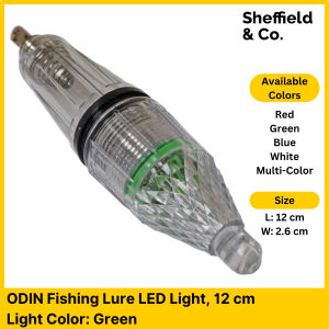 ODIN LED Fishing Lure Light 12cm (Red/Green/Blue/White/Multicolor) Fishing Gear