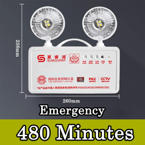 Fire Emergency Lighting LED Chargeable AC 220V Safety Evacuation Lamp For Power Cut Emergent Escape