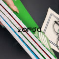 10PCS Writing Composition notebook 80 Leaves A5 grade 1-5 School YARN Waterproof 10Colors notepad. 