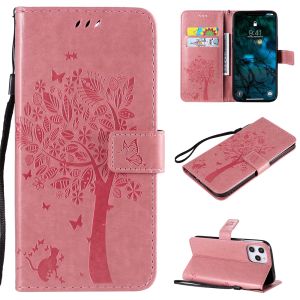 New Phone Case For Huawei Nova 9 / Nova 8i / Nova 7i 5T / Nova 3i Tree Cat Magnetic Leather Wallet Card Slot Flip Cover Casing