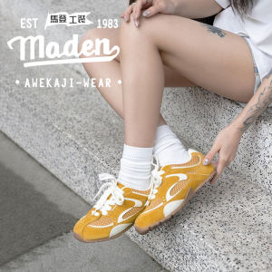 MADEN brand 2025 summer new ginger colored German training shoes for both men and women racing shoes with thin sole design breathable sports and leisure shoes for couples