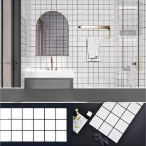 (PAKET 10 LEMBAR) Wallpaper dinding Vinyl Marble 30 x 60 cm 03cm