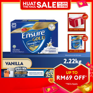 Ensure Gold Vanilla 2.22kg BIB (Adult Complete Nutrition)