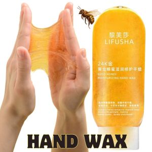 220g LIFUSHA 24K gold honey moisturizing hand mask whitening and moisturizer hand wax foot and hand