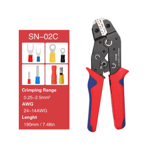 Kìm bấm cos SN-58B – Bấm cos 2.8/4.8/6.3mm dùng cho dây ≤1.5mm²